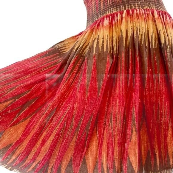 Free People Lurex Sleeveless Indian Summer Mini Dress - Picture 6 of 16